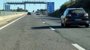 As portagens são hoje abolidas nas vias rápidas e estruturantes do interior e Algarve,(Via do Infante -A22, conhecidas como SCUT, após mais de 13 anos de luta das populações pela reposição do modelo inicial de financiamento destas estradas sem custos para o utilizador, Sagres, 01 de janeiro de 2025. LUÍS FORRA/LUSA.
