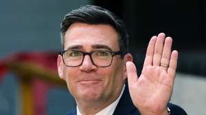 epa13117091 Incoming British Prime Minister Andy Burnham waves as he departs a 'Special Labour Party Conference' after being announed Labour Party leader in London, Britain, 17 July 2026. Burnham will become British Prime Minister 20 July.  EPA/ANDY RAIN