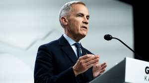 epa12182476 Canadian Prime Minister Mark Carney speaks during a closing press conference marking the end of the G7 Leaders' Summit in Kananaskis, Alberta, Canada, 17 June 2025. World leaders are gathering from 15 to 17 June 2025 for the annual G7 Summit.  EPA/SPENCER COLBY