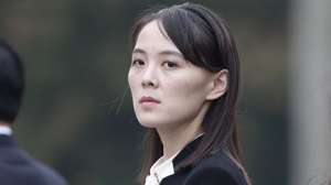 epa09077282 (FILE) - Kim Yo-jong, sister of North Korea's leader Kim Jong-un, attends wreath laying ceremony at the Ho Chi Minh Mausoleum in Hanoi, Vietnam, 02 March 2019 (reissued 16 March 2021). According to the North Korean state newspaper Rodong Sinmum, Kim Yo-jong, sister of North Korea's leader Kim Jong-un, reinterated North Korea's opposition to joint military excercises between the USA and South Korea.  EPA/JORGE SILVA / POOL