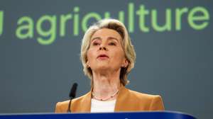 epa11583622 European Commission President Ursula Von der Leyen speaks during a press conference where she receives the final report of the Strategic Dialogue on the Future of EU Agriculture, in Brussels, Belgium, 04 September 2024. Entitled &#039;A shared prospect for farming and food in Europe&#039;, the report presents an assessment of challenges and opportunities, followed by a set of recommendations. The European Commission will use these suggestions to shape its Vision for Agriculture and Food during the first 100 days of President von der Leyen&#039;s second mandate.  EPA/OLIVIER HOSLET