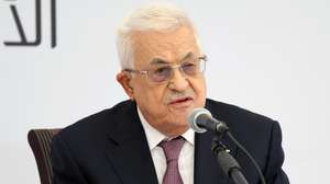 epa12099672 Palestinian President Mahmoud Abbas attends the opening of the Istishari Cancer Center (ICC) in the West Bank city of Ramallah, 14 May 2025.  EPA/ALAA BADARNEH