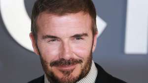 epa12440484 British former footballer David Beckham attends the world premiere of the documentary series 'Victoria Beckham' in London, Britain, 08 October 2025. The three-part series is streaming on Netflix from 09 October 2025.  EPA/NEIL HALL