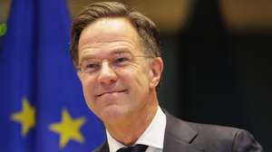 epa12682776 NATO Secretary General Mark Rutte addresses the European Parliament's Committee on Foreign Affairs (AFET) and Committee on Security and Defence (SEDE) in Brussels, Belgium, 26 January 2026.  EPA/OLIVIER MATTHYS