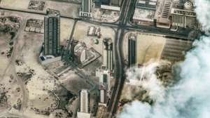 epa12795037 A handout satellite image made available by Vantor shows drone attack damage on The Breaker high-rise apartment building, in Manama, Bahrain, 02 March 2026 (issued 04 March 2026).  A joint US-Israeli military operation continues to target multiple locations across Iran since the early hours of 28 February 2026, with Iran launching retaliatory attacks across the region.  EPA/SATELLITE IMAGE ©2026 VANTOR / HANDOUT -- MANDATORY CREDIT: SATELLITE IMAGE 2026 VANTOR -- THE WATERMARK MAY NOT BE REMOVED/CROPPED --HANDOUT EDITORIAL USE ONLY/NO SALES