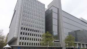 epa12887605 World Bank Group (WB) headquarters in Washington, DC, USA, 13 April 2026. The IMF/World Bank Spring Meetings will be held from 13-18 April in Washington, DC.  EPA/SHAWN THEW