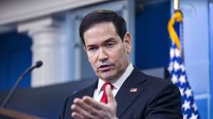 epa12934874 US Secretary of State Marco Rubio speaks about the Iran war in the White House Press Briefing Room in Washington, DC, USA, 05 May 2026. Rubio also addressed Cuba and Taiwan during the briefing.  EPA/JIM LO SCALZO