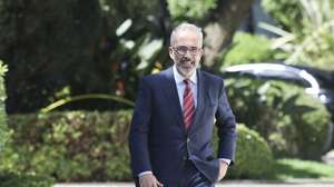 O ministro de Estado e dos Negócios Estrangeiros, Paulo Rangel, no Palácio de São Bento, em Lisboa, 22 de abril de 2026. ANTÓNIO COTRIM/LUSA