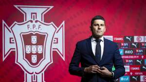 O selecionador nacional de Futebol da Seleção Feminina, Francisco Neto, durante a conferência de imprensa de divulgação das convocadas para os jogos com a Letónia e com a Eslováquia da fase de qualificação para o Campeonato do Mundo feminino de 2027, na Cidade do Futebol, em Oeiras, 30 de março de 2026. JOSÉ SENA GOULÃO/LUSA