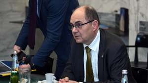 epa12795071 High Representative for Bosnia and Herzegovina Christian Schmidt attends a meeting with Italian Foreign Minister Antonio Tajani (not pictured) at the Farnesina in Rome, Italy  04 March 2026  EPA/FABIO CIMAGLIA