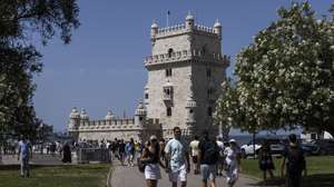 Vista geral da Torre de Belém, monumento que reabre no dia 27 de maio após uma intervenção de conservação e restauro realizada no âmbito do Programa de Recuperação e Resiliência (PRR) e terá uma limitação de 900 visitantes por dia, em Lisboa, 26 de maio de 2026. JOSÉ SENA GOULÃO/LUSA