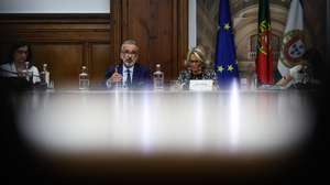 O ministro de Estado e dos Negócios Estrangeiros, Paulo Rangel, intervém durante a sua audição perante a Comissão de Assuntos Europeus, na Assembleia da República, em Lisboa, 15 de julho de 2026. RODRIGO ANTUNES/LUSA