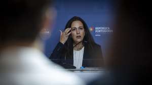 A ministra da Justiça, Rita Alarcão Júdice , usa da palavra durante a cerimónia de receção aos novos conservadores, no Ministério da Justiça, em Lisboa, 04 de setembro de 2026. JOSÉ SENA GOULÃO/LUSA