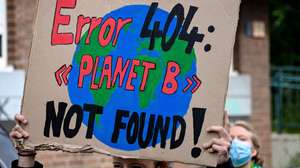 epa08539110 Young people show posters as they take part in a Fridays for Future 'Coal stop instead of exit flop' demonstration against climate change, in Duesseldorf, Germany, 10 July 2020. The protesters criticize the actions of the governing parties and advocate a socially acceptable coal phase-out by 2030, and they demand immediate improvements to the coal phase-out act.  EPA/SASCHA STEINBACH