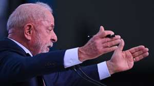 epa13029473 Brazilian President Luiz Inacio Lula da Silva speaks during an event announcing a package of environmental measures and investments at the Planalto Palace in Brasilia, Brazil, 10 June 2026.  EPA/ANDRE BORGES