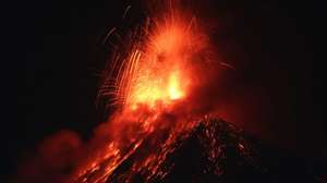 Erupção do vulcão do Fogo