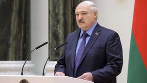 epa10713845 A handout photo made available by the Belarus President Press-service shows Belarusian President Alexander Lukashenko deliveriing a speech during the presentation of general's shoulder straps to the highest officers of the Belarusian army in Minsk, Belarus, 27 June 2023. According to the Belarussian state new sagency Belta, President Lukashenko confirmed that the founder of the private military company (PMC) Wagner Group Yevgeny Progozhin, is in the country and that " Belarus will benefit form the group's fighters' experience. On 24 June, counter-terrorism measures were enforced in Moscow and other Russian regions after (PMC) Wagner Group Chief Prigozhin claimed that his troops had occupied the building of the headquarters of the Southern Military District in Rostov-on-Don, demanding a meeting with Russia's defense chiefs. Belarusian President Lukashenko, a close ally of Putin, negotiated a deal with Wagner chief Prigozhin to stop the movement of the group's fighters across Russia. Prigozhin announced that Wagner fighters were turning their columns around and going back in the other direction, returning to their field camps.  E  EPA/BELARUS PRESIDENT PRESS-SERVICE /HANDOUT HANDOUT HANDOUT EDITORIAL USE ONLY/NO SALES HANDOUT EDITORIAL USE ONLY/NO SALES