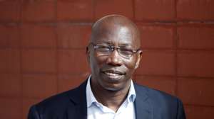 O presidente do Partido Africano da Independência da Guiné e Cabo Verde (PAIGC), Domingos Simões Pereira, posa para a fotografia durante uma entrevista na sede da agência Lusa, em Lisboa, 14 de setembro de 2022. (ACOMPANHA TEXTO DO DIA 17 SETEMBRO 2022) ANTÓNIO PEDRO SANTOS/LUSA