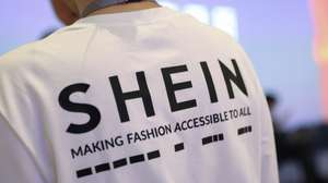 epa13203512 A person wearing a shirt with a SHEIN logo takes part in SHEIN’s listing ceremony at the Hong Kong Exchanges and Clearing Limited (HKEX) in Hong Kong, China, 01 September 2026.  EPA/MAY JAMES