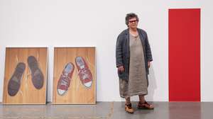A artista Luísa Cunha, vencedora do prémio AICA (Associação Internacional de Críticos de Arte) e grande prémio Fundação EDP, prestes a inaugurar uma grande retrospetiva no MAAT (Museu de Arte, Arquitetura e Tecnologia), em entrevista à Agência Lusa, em Lisboa, 16 de maio de 2023. (ACOMPANHA TEXTO DE 18-05-2023) JOSÉ SENA GOULÃO/LUSA