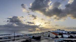 A ilha do Maio, Cabo Verde, tem extensas praias de areia branca, faz parte da Rede Mundial de Reservas da Biosfera e é a ilha mais próxima da capital, Praia, na ilha de Santiago – a menos de duas horas num barco público, Porto Inglês, Ilha do Maio, Cabo Verde, 25 de agosto de 2023.  (ACOMPANHA TEXTO DE 09-09-2023) ELTON MONTEIRO/LUSA