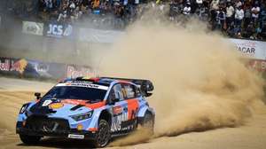 Thierry Neuville of Belgium drives his Hyundai i20 N Rally1 during the Shakedown Portugal Rally 2026, as part of the World Rally Championship (WRC), Paredes, north of Portugal, 6 May 2026.  JOSE COELHO/LUSA