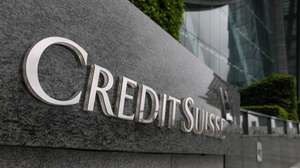 epa10536141 The logo of Credit Suisse is displayed outside International Commerce Centre in Hong Kong, China, 22 March 2023. The Hong Kong Monetary Authority said Credit Suisseâ€™s assets in Hong Kong made up 0.5 percent of the banking systemâ€™s total assets. Credit Suisse was purchased by rival UBS for over 3 billion US dollar after the collapse of the Switzerland-based investment bank.  EPA/JEROME FAVRE