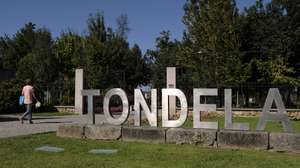 Entrada para o parque urbano da cidade de Tondela, 02 de Setembro de 2017.NUNO ANDRÉ FERREIRA / LUSA