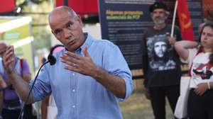 O secretario-geral do Partido Comunista  Português (PCP), Paulo Raimundo, durante a 48ª &quot;Festa do Avante&quot;, que decorre na Quinta da Atalaia, no Seixal, 06 de setembro de 2024. ANTÓNIO COTRIM/LUSA