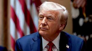 epa11926045 US President Donald Trump attends a cabinet meeting at the White House in Washington, DC, USA, 26 February 2025.  EPA/AL DRAGO / POOL