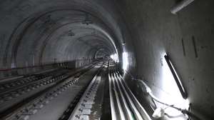 Obras da Linha Rosa da Metro do Porto. Porto, 09 de janeiro de 2026. FERNANDO VELUDO/LUSA