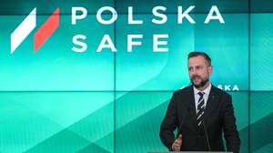 epa12941465 Polish Deputy Prime Minister, Minister of National Defence Wladyslaw Kosiniak-Kamysz speaks during the ceremony the signing of a loan agreement under the SAFE program in Warsaw, Poland, 08 May 2026. Poland, which received low-interest loans from the European Commission, is the largest beneficiary of the SAFE program. Poland's agreement was the first of the 19 countries participating in the program to be approved.  EPA/Marcin Obara POLAND OUT