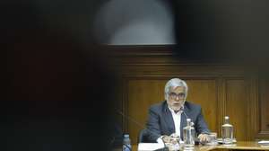 O presidente da Comissão Executiva do Global Media Group (GMG), José Paulo Fafe, discursa durante a sua audição na Comissão de Cultura, Comunicação, Juventude e Desporto, sobre o GMG, na Assembleia da República, em Lisboa, 09 de janeiro de 2024. ANTÓNIO PEDRO SANTOS/LUSA
