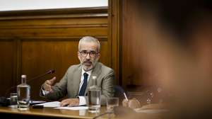 O ministro de Estado e dos Negócios Estrangeiros, Paulo Rangel, ouvido na Comissão de Assuntos Europeus na Assembleia da República, em Lisboa, 10 de setembro de 2026. FILIPE AMORIM/LUSA