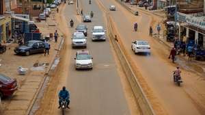 epa10789559 Cars drive on a main road in Niamey, Niger, 07 August 2023. Nigerâ€™s junta closed the countryâ€™s airspace and accused foreign powers of preparing an attack, after the junta defied a deadline to restore ousted President Mohamed Bazoum.  EPA/ISSIFOU DJIBO