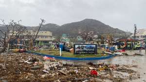 epa11459961 A handout photo made available by the International Organization for Migration (IOM) showing areas affected by Hurricane Beryl as it passed through Union Island, the southernmost island of the Grenadines, in Union, Saint Vincent and the Grenadines, 05 July 2024. The Cayman Islands returned to normalcy on Friday following the passage of Hurricane Beryl, which did not cause major damages or casualties in the British overseas territory.  EPA/Organizacion Internacional para HANDOUT ONLY AVAILABLE TO ILLUSTRATE THE ACCOMPANYING NEWS (MANDATORY CREDIT)HANDOUT EDITORIAL USE ONLY/NO SALES