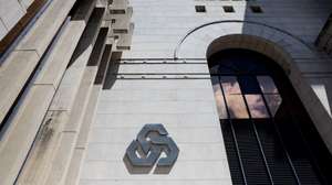 Logotipo da Caixa Geral de Depósitos no edificio em Lisboa, 01 de julho de 2024. TIAGO PETINGA/LUSA