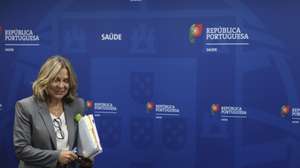 A ministra da Saúde, Ana Paula Martins, antes do inicio da conferência de imprensa de balanço do Plano de Emergência e Transformação da Saúde em Lisboa, 04 de setembro de 2024. ANTÓNIO COTRIM/LUSA