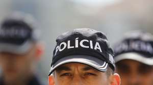 Alunos da Escola Prática de Policia treinam para ser futuros agentes da PSP, 20 fevereiro 2024 em Torres Novas. (ACOMPANHA TEXTO DA LUSA DO DIA 25 FEVEREIRO 2024). PAULO CUNHA/LUSA