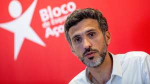 António Lima, coordenador regional do BE/Açores, durante a sessão de encerramento das Conferências Zuraida Soares 2024 no auditório da Direção Regional do Empreendedorismo e Competitividade, em Ponta Delgada, Ilha de São Miguel, Açores, 20 de outubro de 2024.  EDUARDO COSTA/LUSA