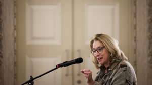 A ministra do Trabalho, Solidariedade e Segurança Social, Maria do Rosário Ramalho, intervém durante a 6.ª Conferência “Fórum Produtividade &amp; Inovação”, em Lisboa, 07 de janeiro de 2025. FILIPE AMORIM/LUSA