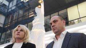 epa10884394 Navalny's lawyers Olga Mikhailova (L) and Vadim Kobzev (R) walk after a hearing of The First Court of Appeal of General Jurisdiction consider the appeal against the sentence of Alexei Navalny, who received 19 years in prison in a case of extremism, Moscow, Russia, 26 September 2023. Navalny has been in the colony since February 2021, when the court, at the request of the Federal Penitentiary Service, replaced his suspended sentence in the Yves Rocher case of 2014 with a real one. He was supposed to serve in a penal colony for 2 years and 8 months, but in March 2022, the Lefortovo Court of Moscow, at an off-site meeting in correctional colony in the city of Pokrov, Vladimir Region, sentenced the politician to 9 years of strict regime and a fine of 1.2 million rub., as well as one and a half years of restriction of freedom in the case of fraud and contempt of court. In June 2023 Navalny went on trial on new charges of extremism. The court sentenced politician Alexei Navalny to 19 years in a strict regime colony. The First Court of Appeal of General Jurisdiction rejected the politician's complaint.  EPA/MAXIM SHIPENKOV