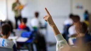 Alunos do Grande Colégio Universal, Porto, 27 de março de 2025. O Grande Colégio Universal (Porto) foi a escola onde os alunos tiveram as melhores notas nos exames nacionais de 2024. Nos 191 exames realizados no ano passado, o Grande Colégio Universal alcançou uma média de 16,51 (numa escala de zero a 20), sendo a média das notas internas 17,05. (ACOMPANHA TEXTO DO DIA 04 DE ABRIL 2025). JOSÉ COELHO/LUSA