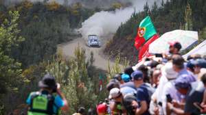 Sebastien Ogier of France drives his Toyota GR Yaris Rally 1 during the SS5–Arganil of the Rally Portugal 2025 of the Rally Portugal 2025 as part of the World Rally Championship (WRC) in Arganil, Portugal, 16 May 2025. PAULO NOVAIS/LUSA