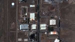 epa12175324 A handout satellite image made available by Maxar Technologies shows the damaged Natanz enrichment facility after Israeil aistrikes, in Natanz, Iran, 14 June 2025. Israel launched strikes on Iranian nuclear and military facilities on 13 June, targeting top generals and scientists. In retaliation, Iran launched waves of missiles and drones towards Israel.  EPA/MAXAR TECHNOLOGIES / HANDOUT -- MANDATORY CREDIT: SATELLITE IMAGE 2024 MAXAR TECHNOLOGIES -- THE WATERMARK MAY NOT BE REMOVED/CROPPED --HANDOUT EDITORIAL USE ONLY/NO SALES