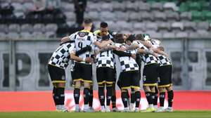 Boavisra team prior the Portuguese First League soccer match with FC Porto held at Bessa Sec XXI  Stadium, Porto, Portugal, 11th May 2025.  MANUEL FERNANDO ARAUJO/LUSA