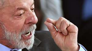 epa12550750 Brazilian President Luiz Inacio Lula da Silva speaks during a ceremony in Brasilia, Brazil, 26 November 2025. Da Silva signed a law reducing taxes for lower-income earners and increasing taxes for the wealthiest, which is already one of his key campaign issues for the October 2026 elections.  EPA/ANDRE BORGES