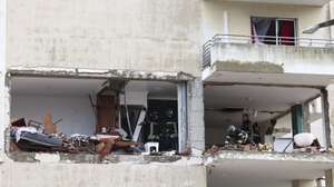 Uma explosão num apartamento de um prédio de sete andares em Coimbra provocou hoje cinco feridos. A explosão ocorreu no primeiro andar de um prédio no Vale das Flores, desconhecendo-se para já as causas que estiveram na sua origem, em Coimbra, 27 de janeiro de 2026. PAULO NOVAIS/LUSA