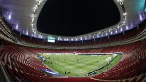 epa12853093 Panoramic view of Akron Stadium ahead of the 2026 FIFA World Cup playoff soccer match between New Caledonia and Jamaica in Guadalajara, Mexico, 26 March 2026.  EPA/Francisco Guasco