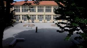 Escola Secundária Alexandre Herculano, no Porto, 25 de maio de 2026. ESTELA SILVA/LUSA